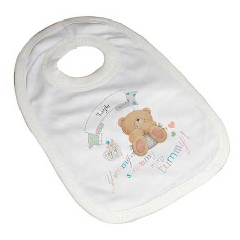 Personalised Forever Friends Baby Bib 0 - 3 Months £8.99